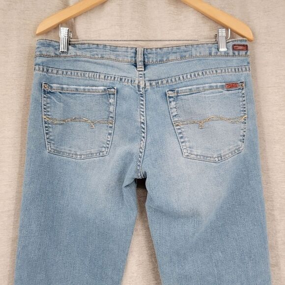 Silver 77 Y2K Light Wash Flare Jeans Women's Size 32 - Picture 8 of 15